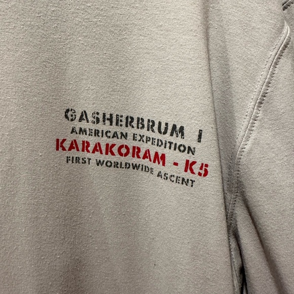 EDDIE BAUER SPORT MEN’S PERFORMANCE LONG SLEEVE CREWNECK GRAPHIC TEE.  LARGE. - Picture 2 of 5